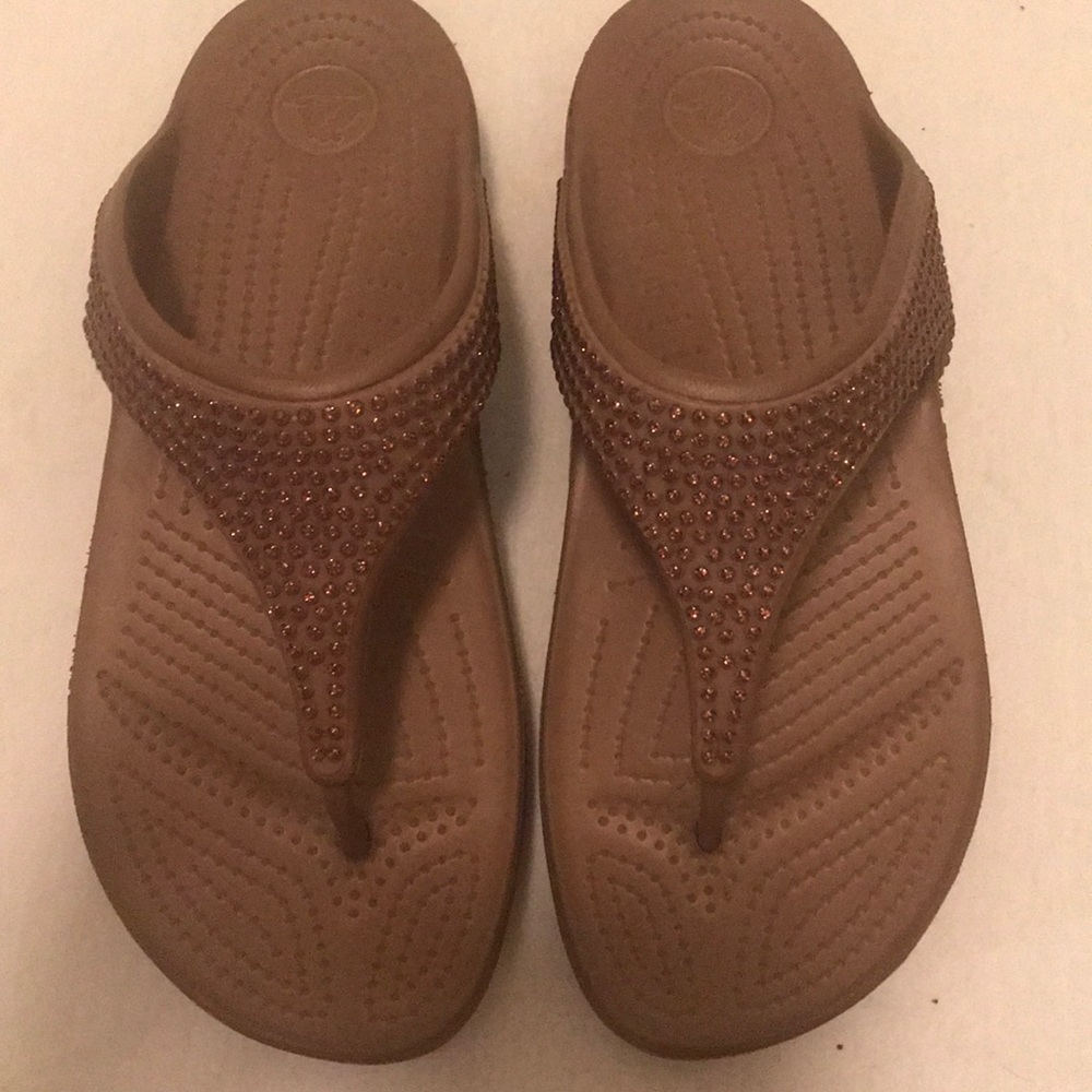 Crocs beaded sandals